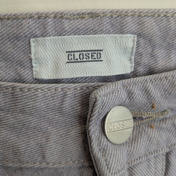 Closed x Free People Barrel Leg Light Purple Jeans - Picture 3 of 8